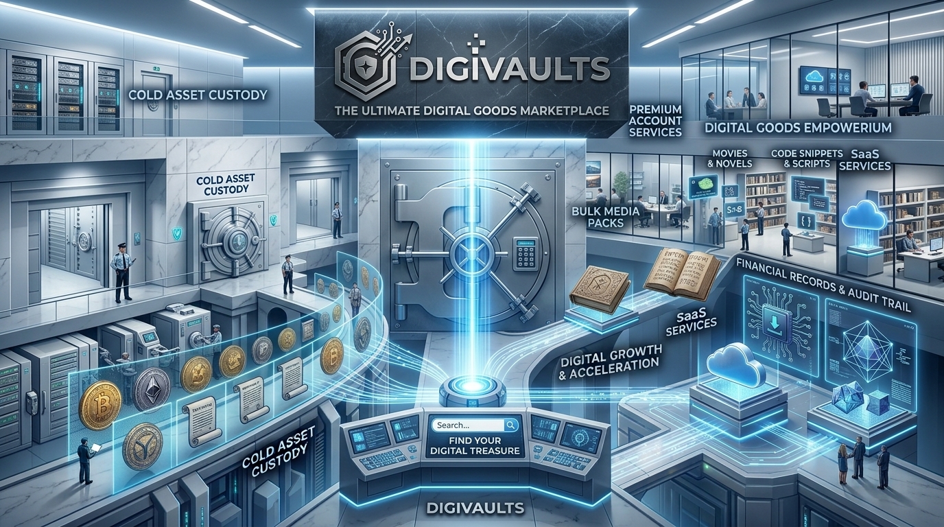 DigiVaults ultimate digital goods marketplace